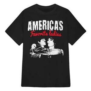 Americas Favorite Ladies Shirt Jake Webber Johnnie Guilbert Graphic Tee
